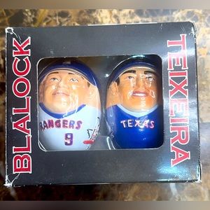 Texas Ranger MLB Blalock And Teixeria Box Set Wobblers Collectibles Baseball